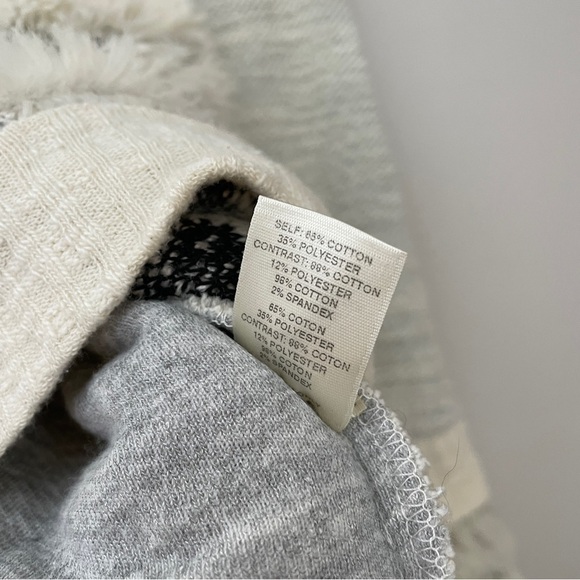 Anthropologie Amadi Faux Fur Sweatshirt Large - Picture 9 of 10